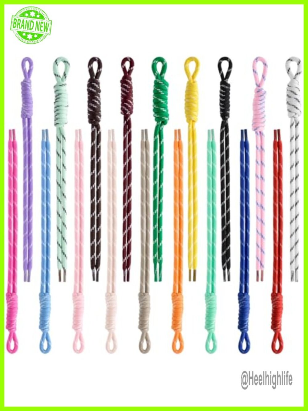 Paracord Braided Keychain Woven Rope Bag Charm for Keys Purse Backpack